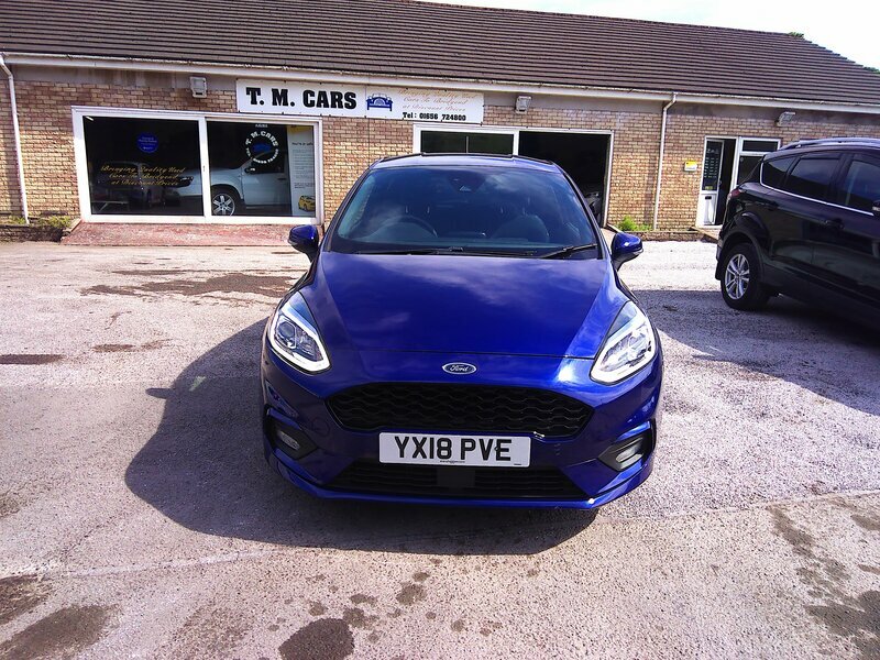 Ford Fiesta St-line YX18PVE Blue #2