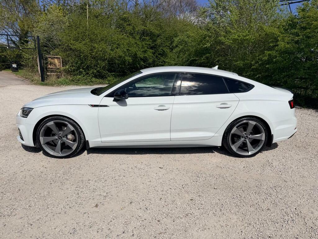Audi A5 Hatchback 2.0 Tdi 40 Black Edition Sportback S Tro SW68SZT White #4