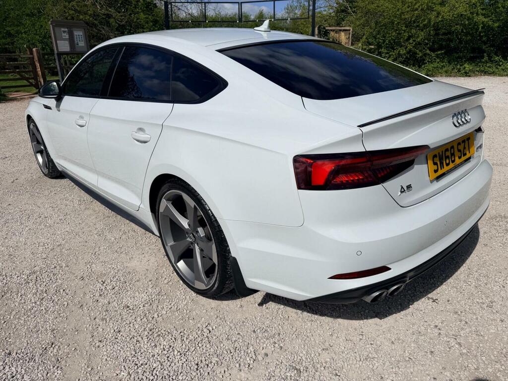 Audi A5 Hatchback 2.0 Tdi 40 Black Edition Sportback S Tro SW68SZT White #5