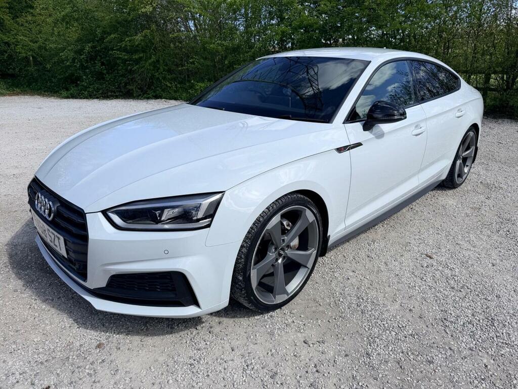Audi A5 Hatchback 2.0 Tdi 40 Black Edition Sportback S Tro SW68SZT White #3
