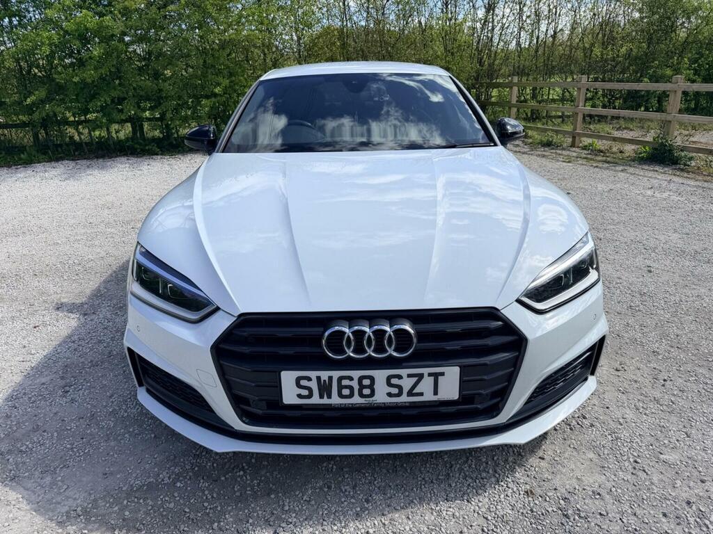 Audi A5 Hatchback 2.0 Tdi 40 Black Edition Sportback S Tro SW68SZT White #2