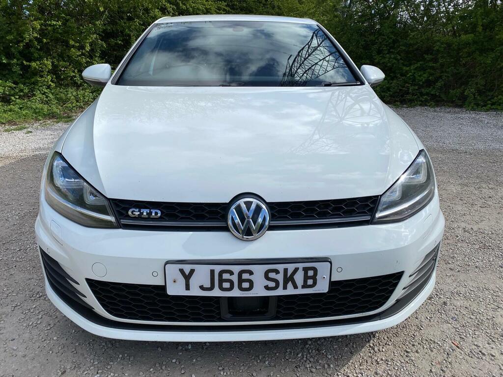 Volkswagen Golf Hatchback 2.0 Tdi Bluemotion Tech Gtd Dsg Euro 6 YJ66SKB White #2