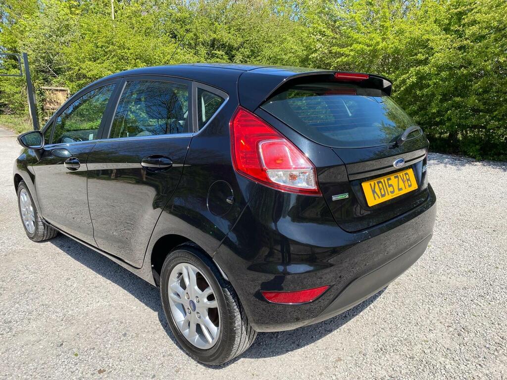 Ford Fiesta Hatchback 1.0T Ecoboost Zetec Euro 6 Ss 20 KD15ZYB Black #4