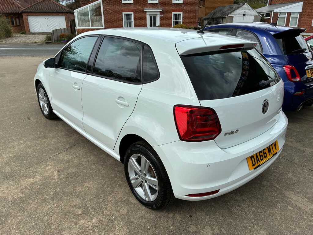 Volkswagen Polo 1.0 Match Hatchback DA66MTV White #6