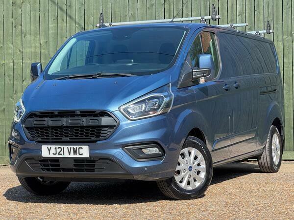 Ford Transit Custom 2.0 300 Ecoblue Limited L2 H1 Euro 6 Ss YJ21VWC Blue #5