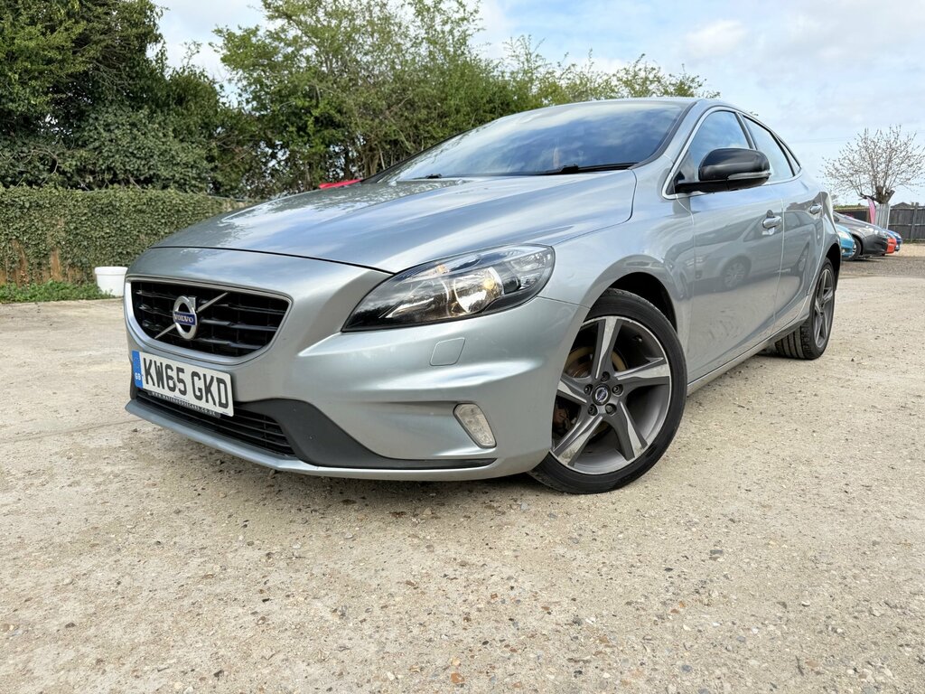 Volvo V40 2.0 D2 R-design Nav Hatchback Eu KW65GKD Silver #3