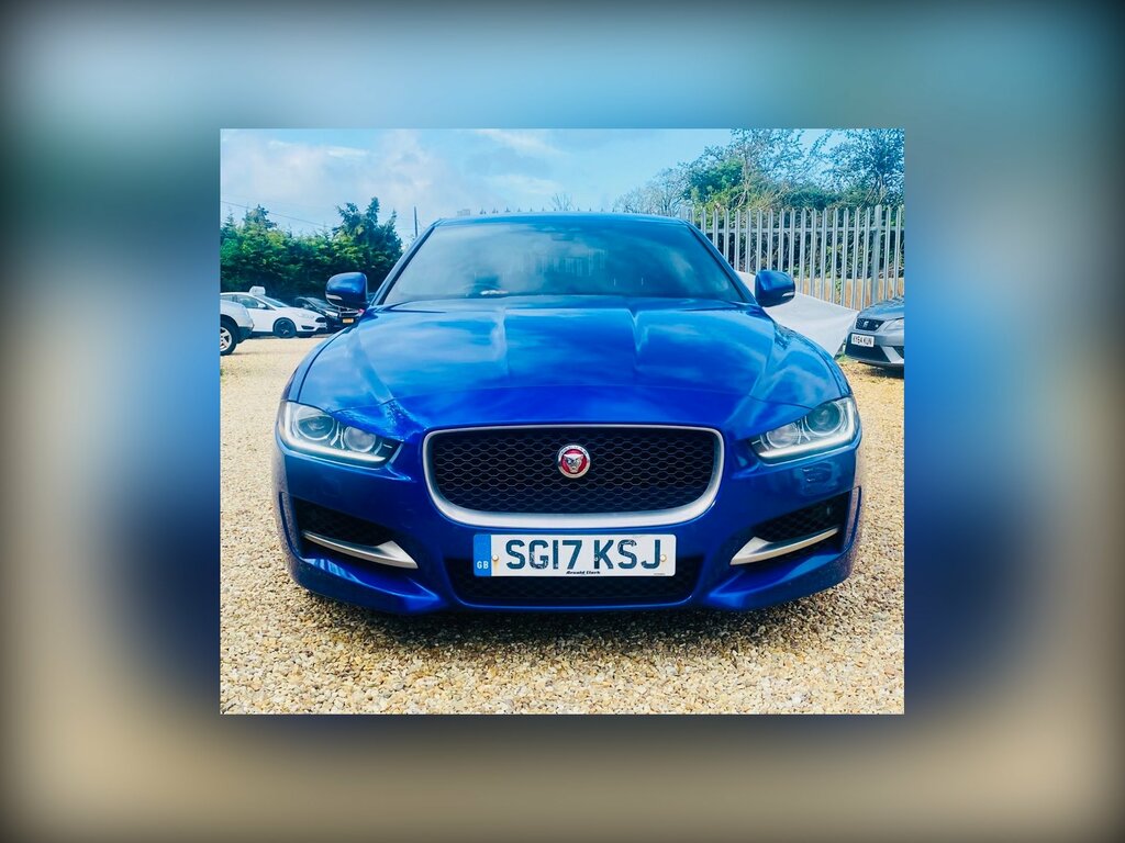 Jaguar XE 2.0D R-sport Saloon Euro 6 Ss SG17KSJ Blue #3
