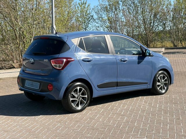 Hyundai I10 2017 1.2 Premium Hatchback Euro 6 BT67APX Blue #4