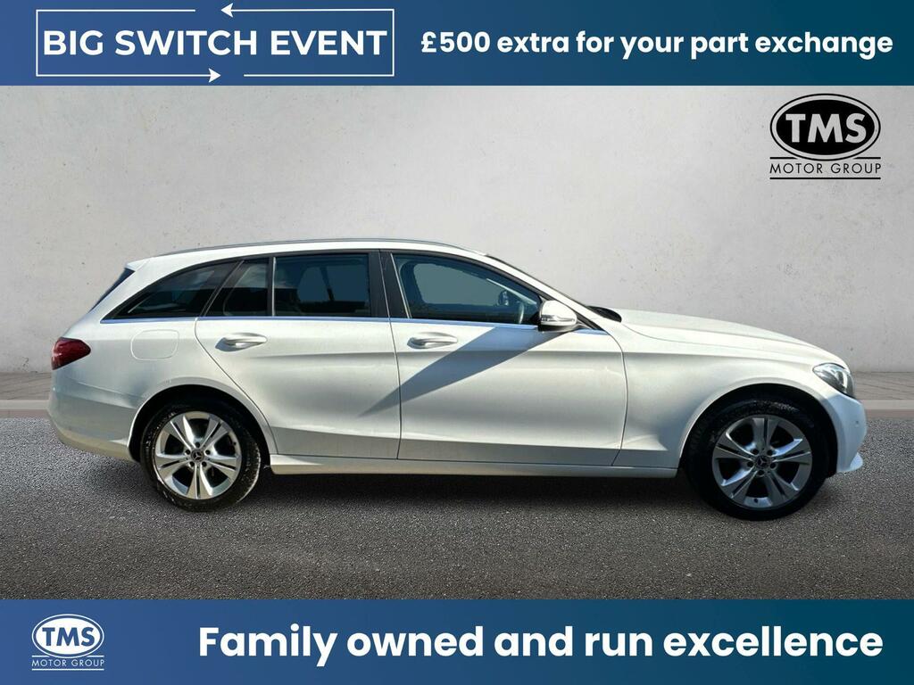 Mercedes-Benz C Class 2.0 C200 Se Executive Edition G-tronic Euro 6 S White