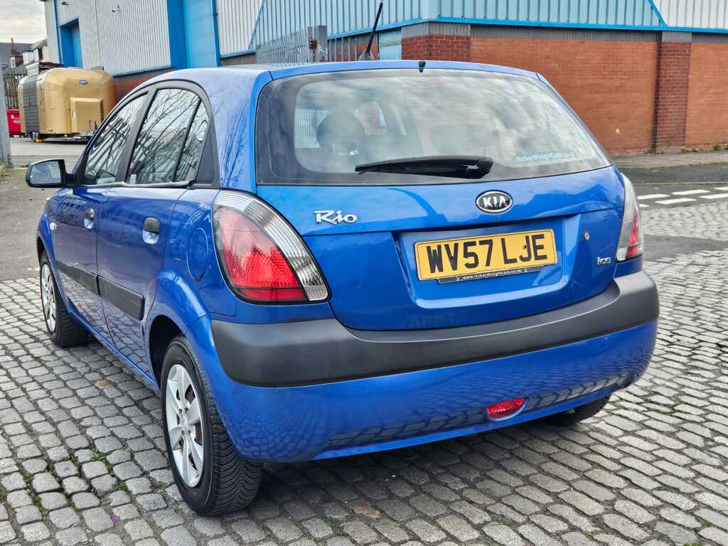 Kia RIO 1.4 200757 Ice 5 Seats Hatchback Uk Blue #4