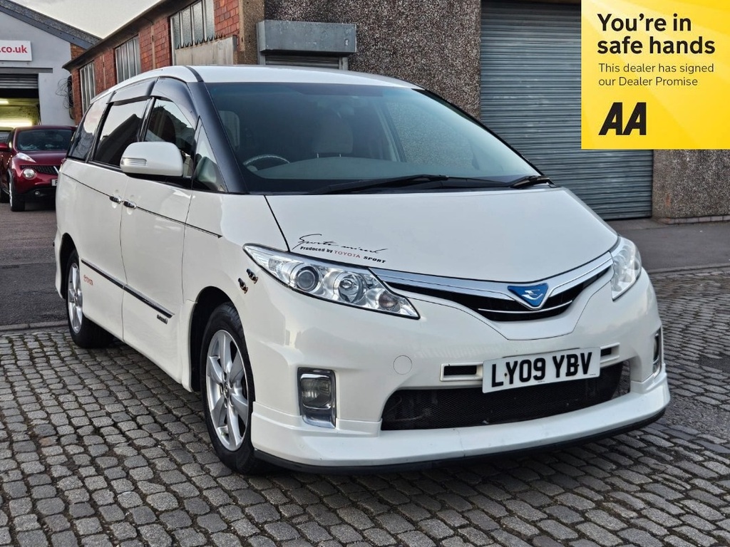 Toyota Estima 2.4 Hybrid 200909 8 Seats 4Wd Mpv White