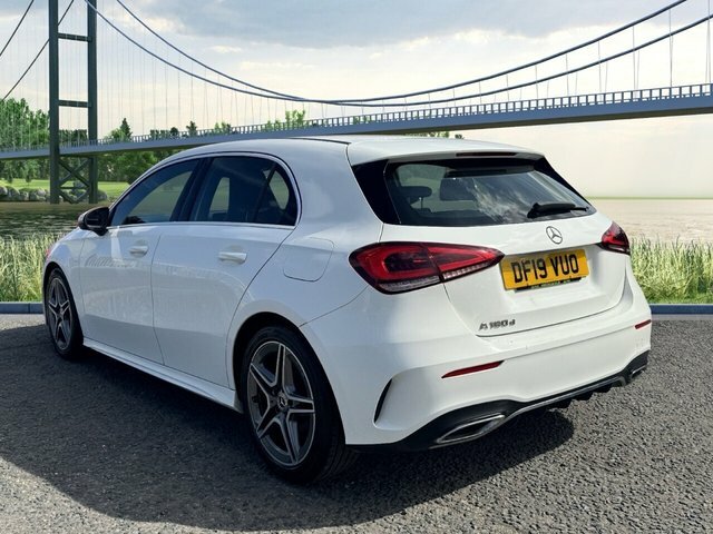 Mercedes-Benz A Class 1.5 A180d Amg Line Hatchback 7G-dct Eur DF19VUO White #5