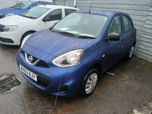 Nissan Micra 1.2 Visia H B Blue Met 20000 Miles Only 35 Roa 