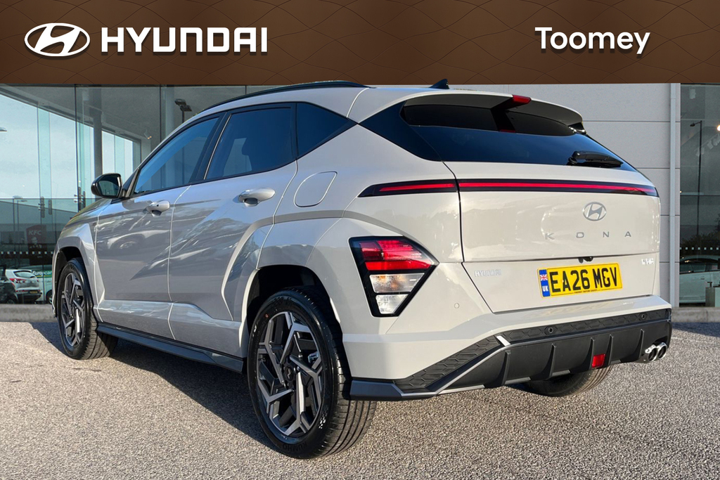 Hyundai Kona 1.6 H Gdi N Line Suv Hybrid Dct EA26MGV Grey #3