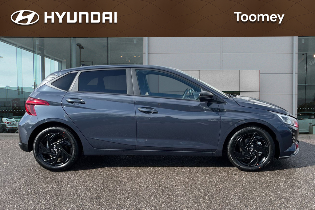 Hyundai I20 1.0 T Gdi Black Line Hatchback EA26RFZ Grey #4