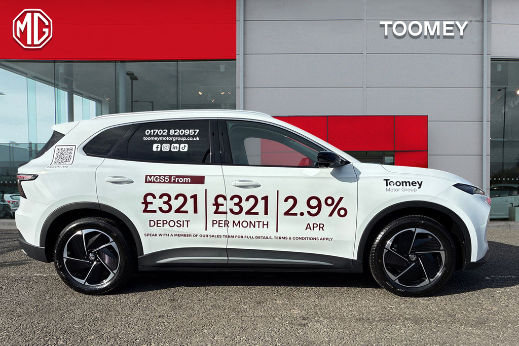 MG MGS5 64Kwh Trophy Long Range Suv White #4
