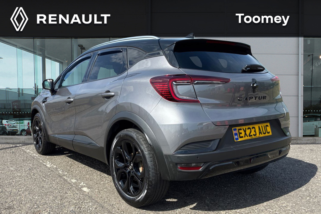 Renault Captur 1.0 Tce Rive Gauche Se Suv EX23AUC Black #3