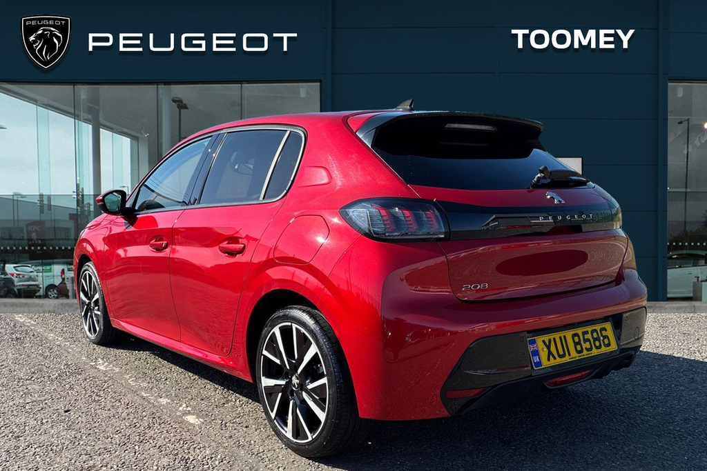 Peugeot 208 1.2 Puretech Allure Hatchback XUI8586 Red #3