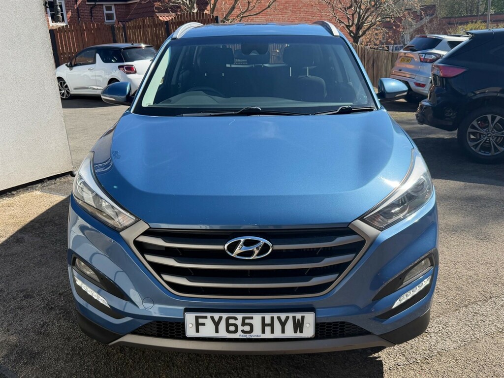 Hyundai Tucson 1.7 Crdi Blue Drive Se Nav Euro 6 Ss FY65HYW Blue #4