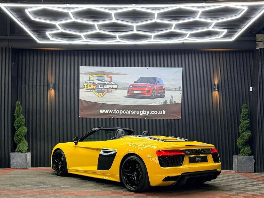 Audi R8 Convertible 5.2 Fsi V10 2017 BF17ZPX Yellow #4