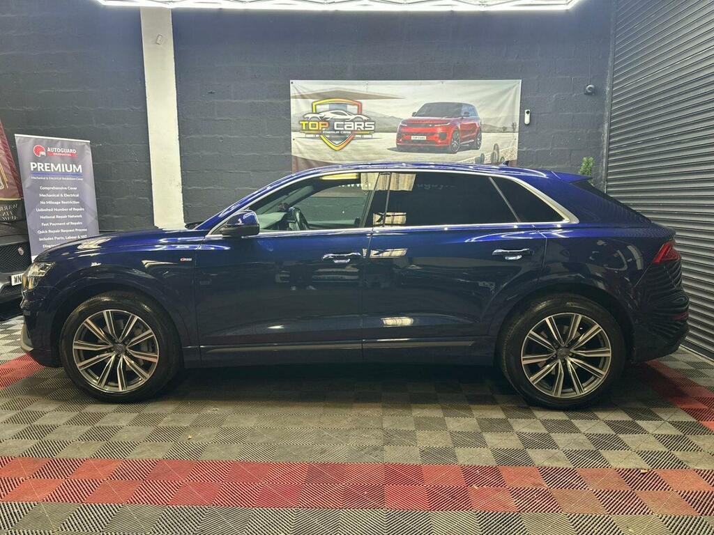 Audi Q8 Suv 3.0 Tdi V6 50 S Line 2020 GU20ZNL Blue #4