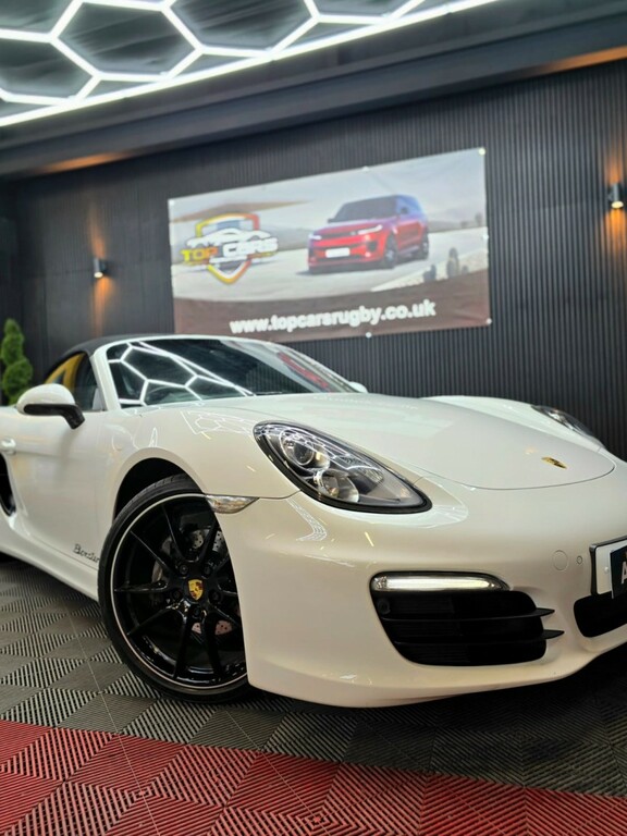 Porsche Boxster Convertible 2.7 981 2015 White