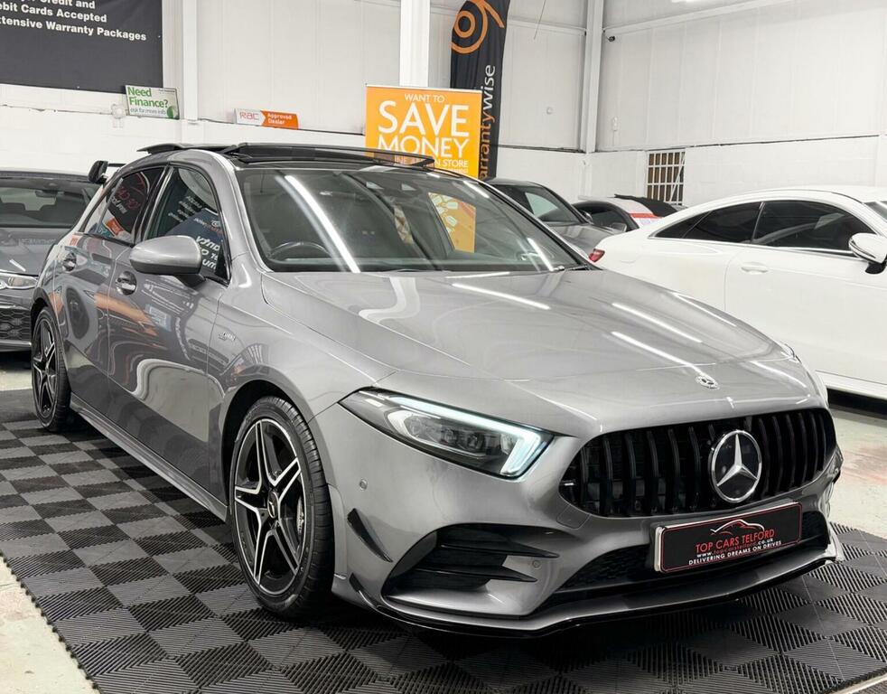 Mercedes-Benz A Class Hatchback 2.0 A35 Amg Premium Plus Spds Dct 4Mat HJ69ZLY Grey #3
