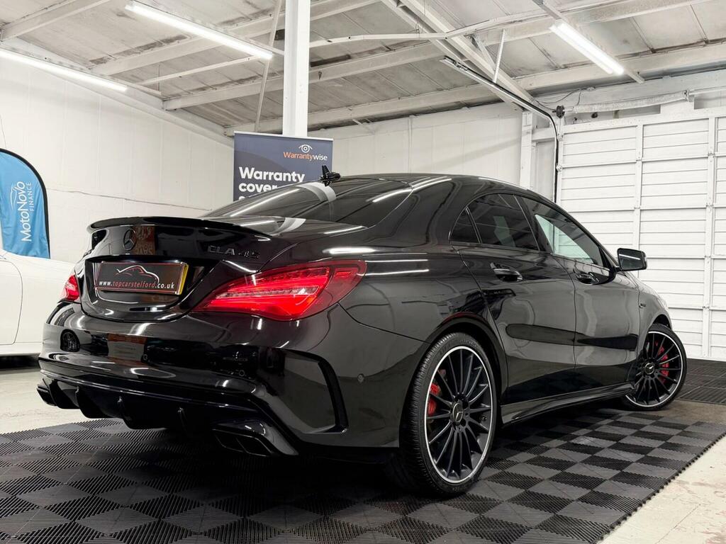 Mercedes-Benz CLA Class Saloon 2.0 Cla45 Amg Coupe Spds Dct 4Matic Euro 6 SN67VRM Black #4