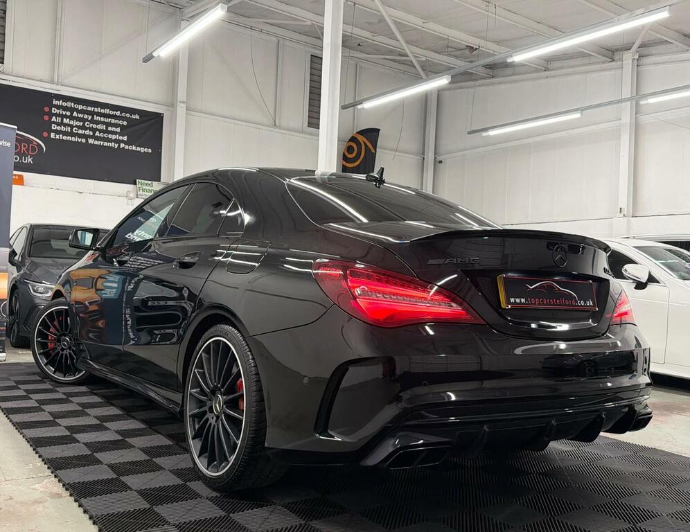 Mercedes-Benz CLA Class Saloon 2.0 Cla45 Amg Coupe Spds Dct 4Matic Euro 6 SN67VRM Black #2