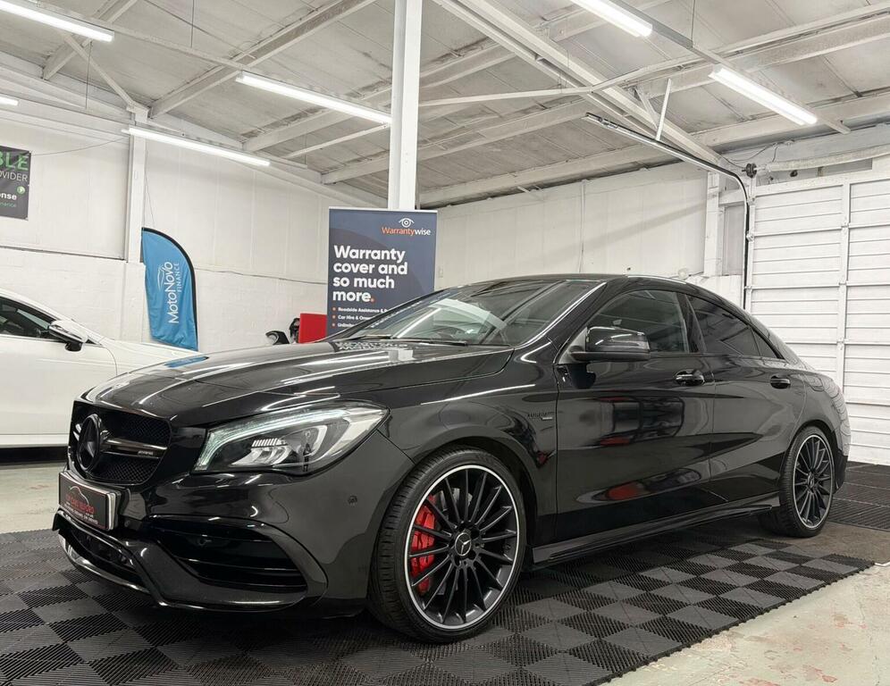 Mercedes-Benz CLA Class Saloon 2.0 Cla45 Amg Coupe Spds Dct 4Matic Euro 6 SN67VRM Black #6