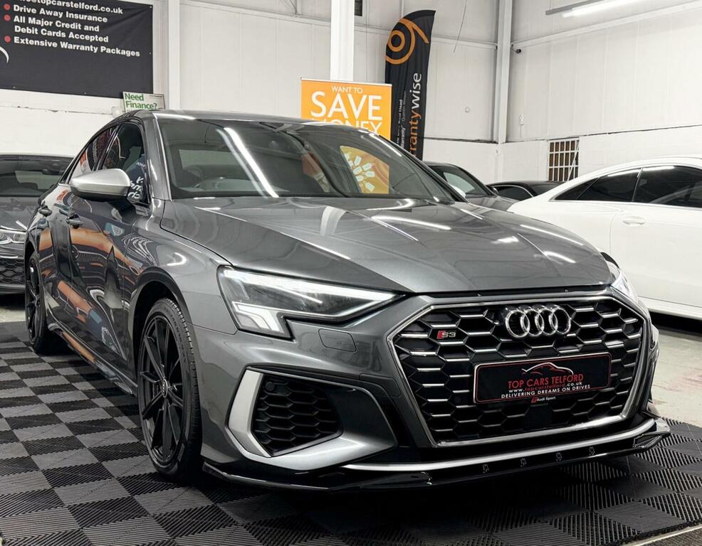 Audi S3 Saloon 2.0 Tfsi S Tronic Quattro Euro 6 Ss KW70FBN Grey #3