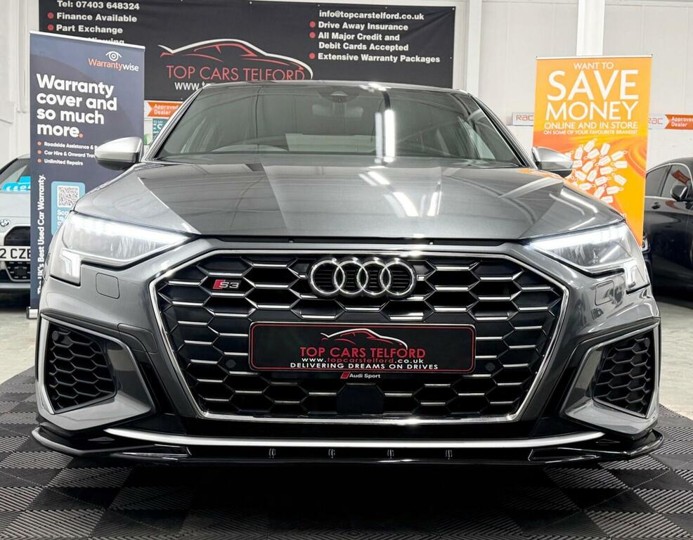 Audi S3 Saloon 2.0 Tfsi S Tronic Quattro Euro 6 Ss Grey