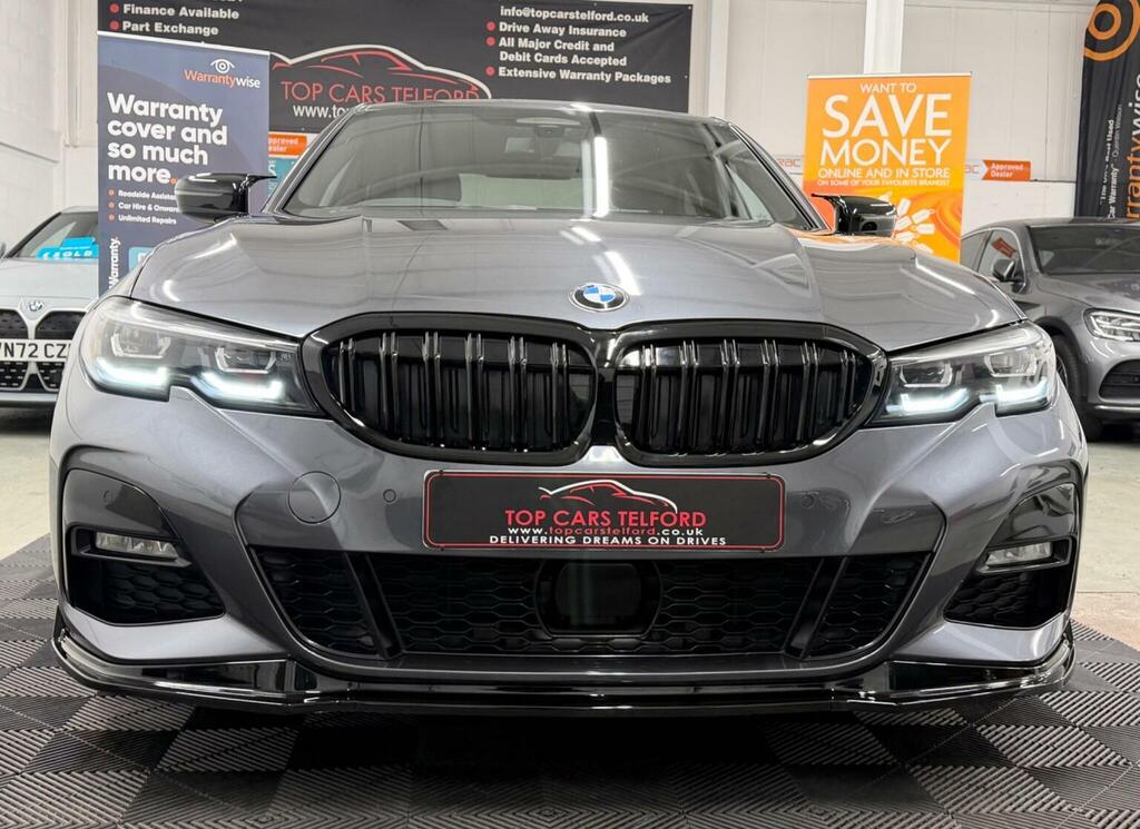 BMW 3 Series Saloon 2.0 320D Mht M Sport Euro 6 Ss YB21AZZ Grey #2