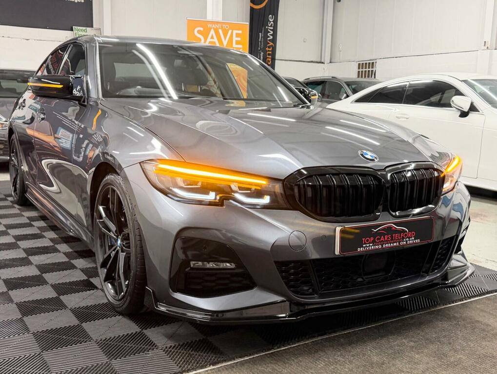 BMW 3 Series Saloon 2.0 320D Mht M Sport Euro 6 Ss YB21AZZ Grey #3