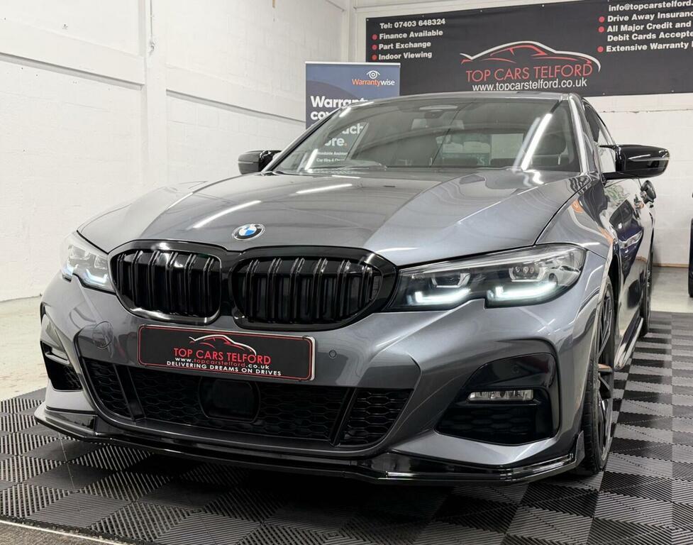 BMW 3 Series Saloon 2.0 320D Mht M Sport Euro 6 Ss YB21AZZ Grey #4