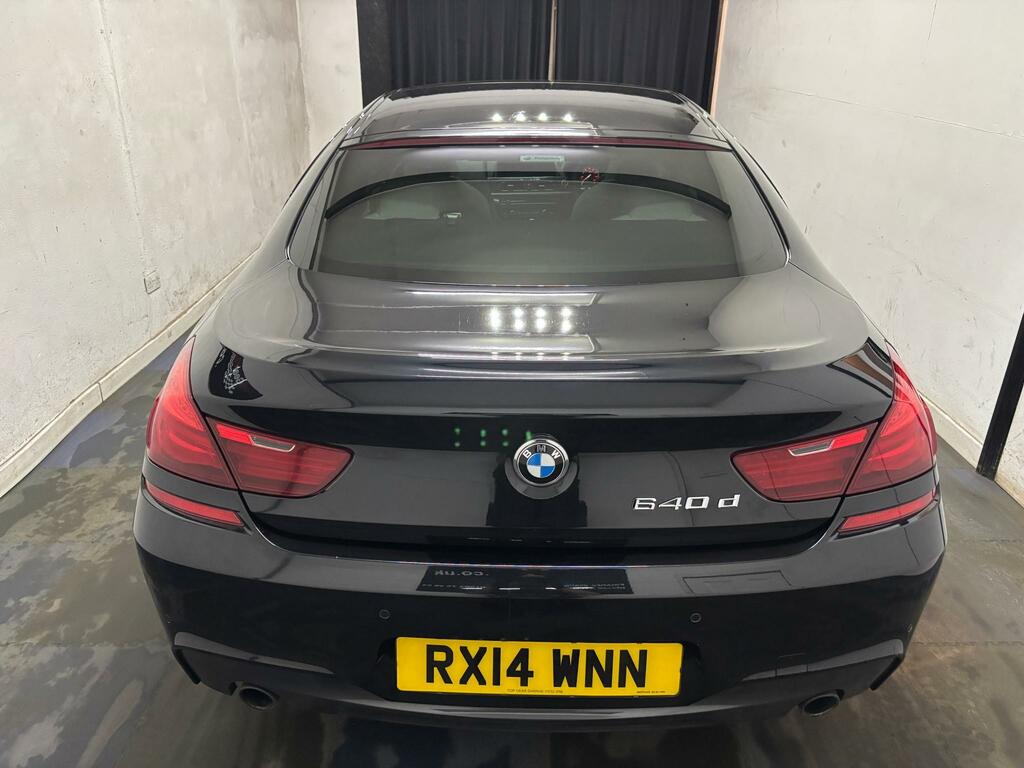 BMW 6 Series Gran Coupe 640D M Sport Gran Coupe Black #6