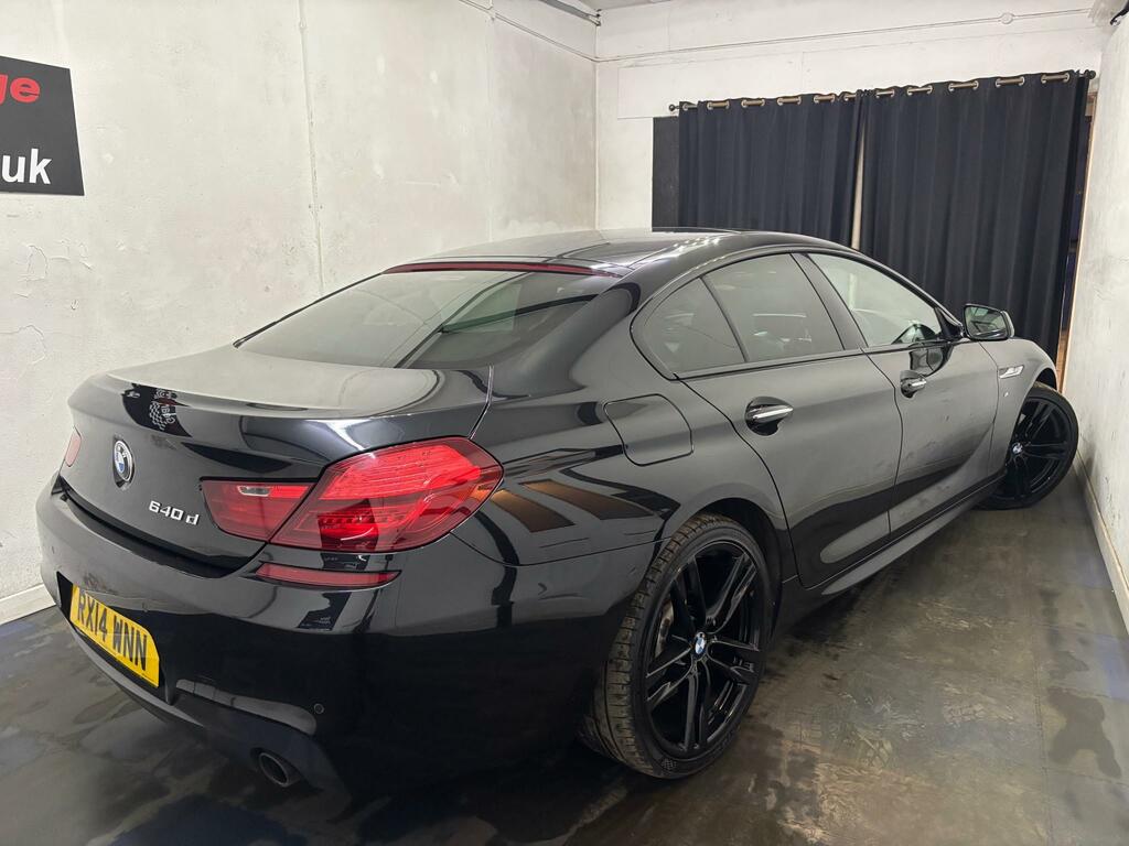 BMW 6 Series Gran Coupe 640D M Sport Gran Coupe Black #3