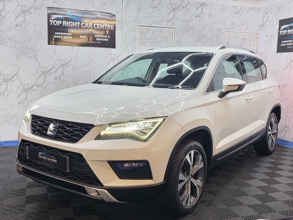 Seat Ateca 1.6 Tdi Ecomotive Se Technology Suv Euro 6 Ulez S OY67YHB White #3