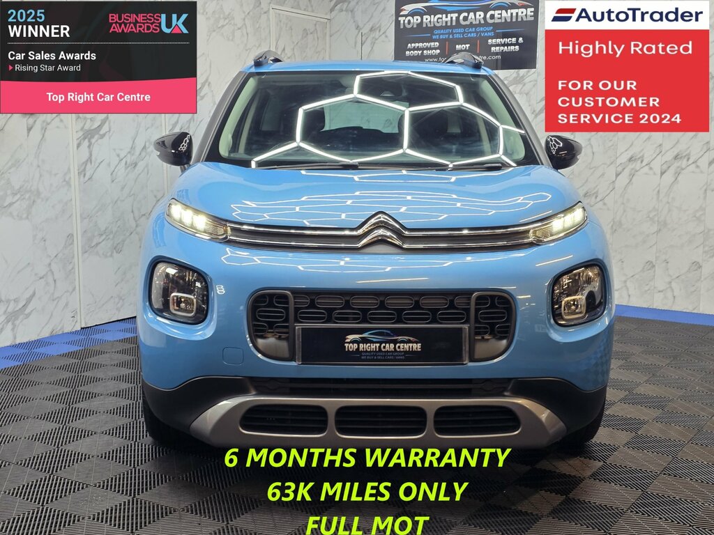 Citroen C3 Aircross 1.2 Puretech Feel Suv Euro 6 Ulez Manua CN19KNE Blue #2