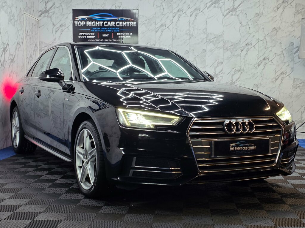 Audi A4 2.0 Tdi Ultra S Line Saloon Euro 6 Ulez Ss Black