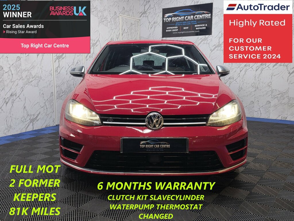 Volkswagen Golf 2.0 Tsi Bluemotion Tech R Hatchback Man VO64OJF Red #2