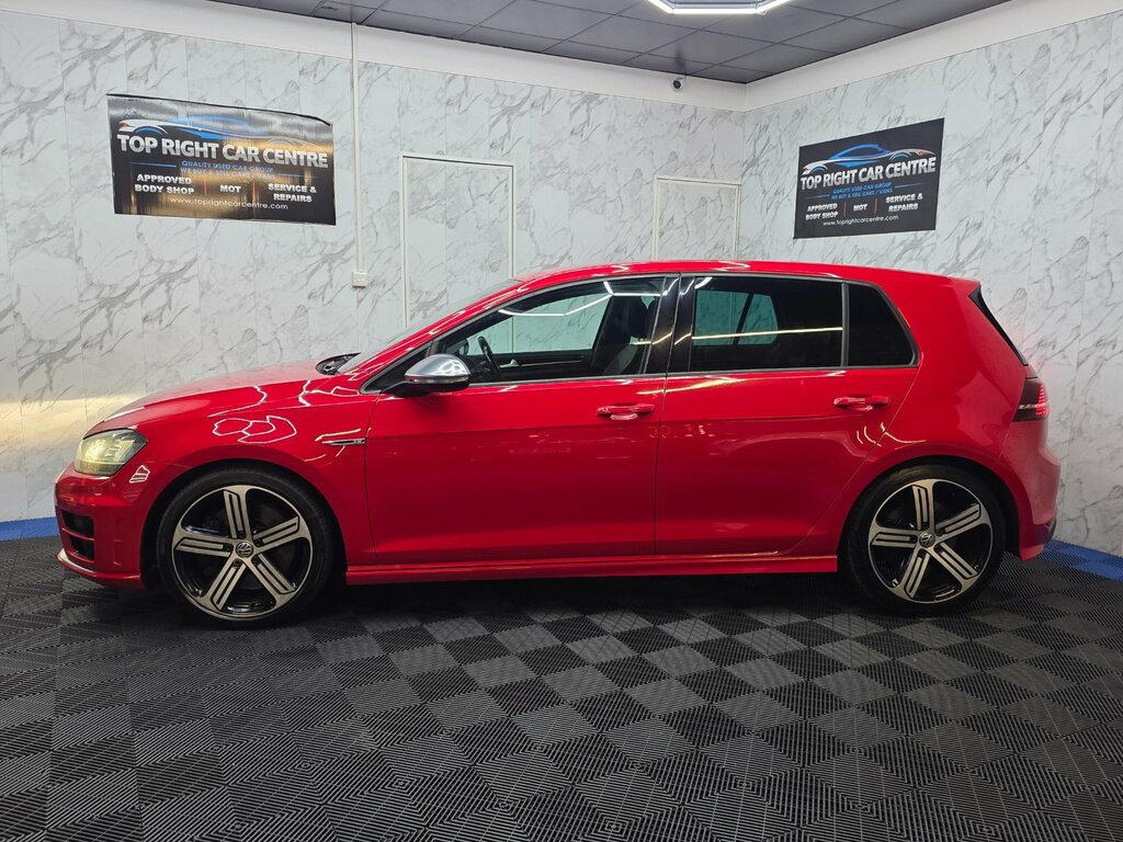 Volkswagen Golf 2.0 Tsi Bluemotion Tech R Hatchback Man VO64OJF Red #6