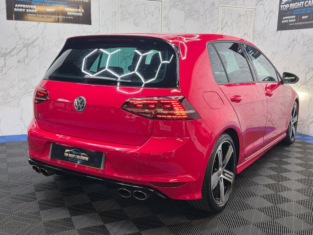 Volkswagen Golf 2.0 Tsi Bluemotion Tech R Hatchback Man VO64OJF Red #5