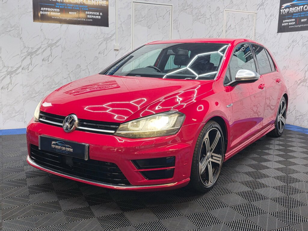 Volkswagen Golf 2.0 Tsi Bluemotion Tech R Hatchback Man VO64OJF Red #3