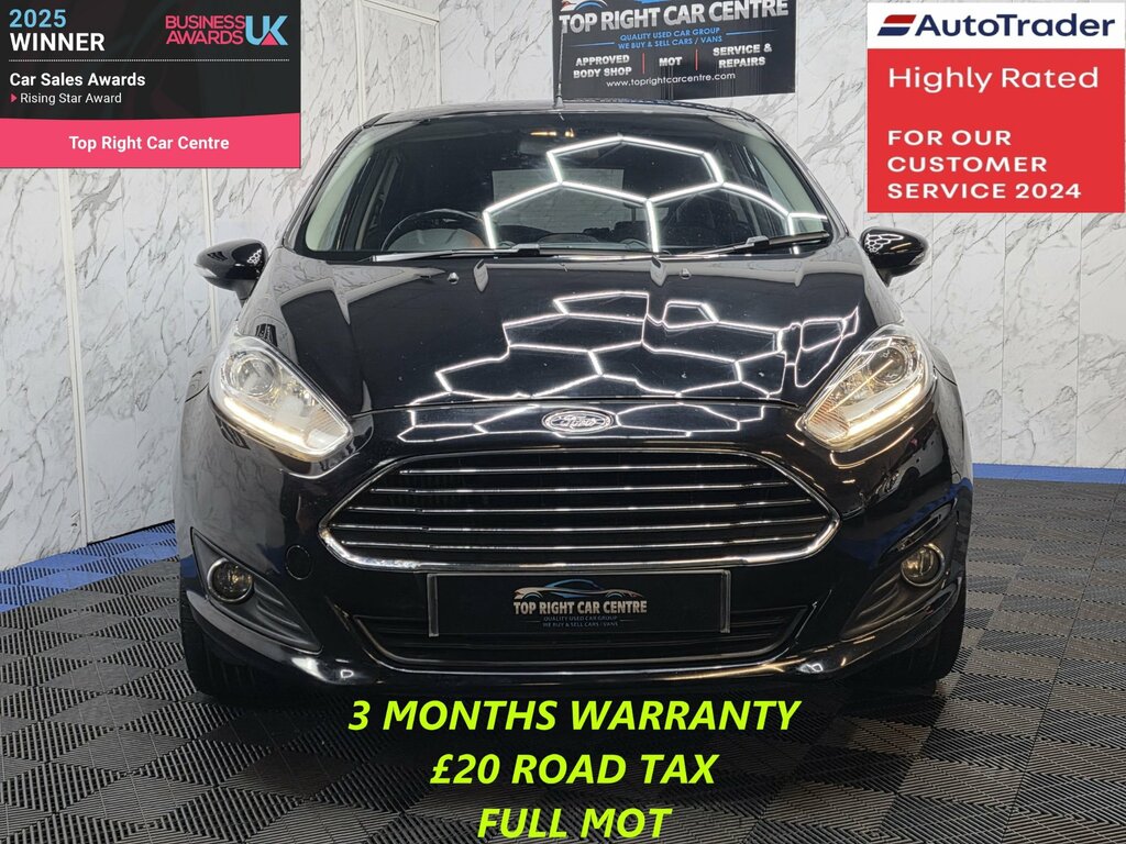 Ford Fiesta 1.5 Tdci Zetec Hatchback Euro 6 Ulez 75 Ps D HXZ7418 Black #2