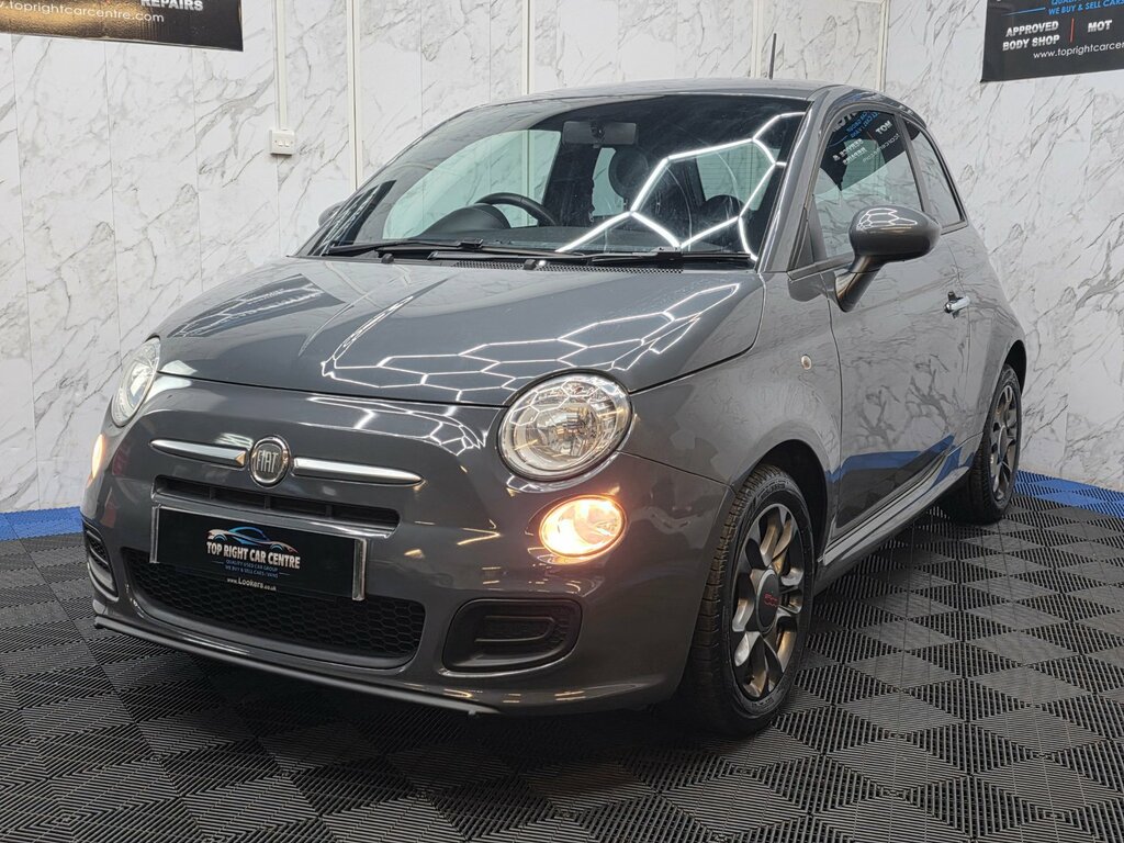 Fiat 500 1.2 S Hatchback Euro 6 Ulez Ss 69 Bhp Pet WP14RWE Grey #3