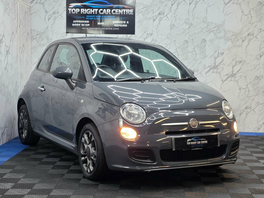 Fiat 500 1.2 S Hatchback Euro 6 Ulez Ss 69 Bhp Pet Grey