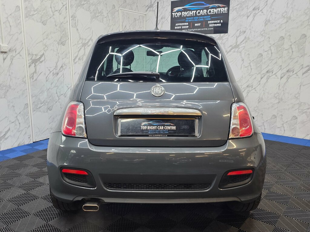 Fiat 500 1.2 S Hatchback Euro 6 Ulez Ss 69 Bhp Pet WP14RWE Grey #4