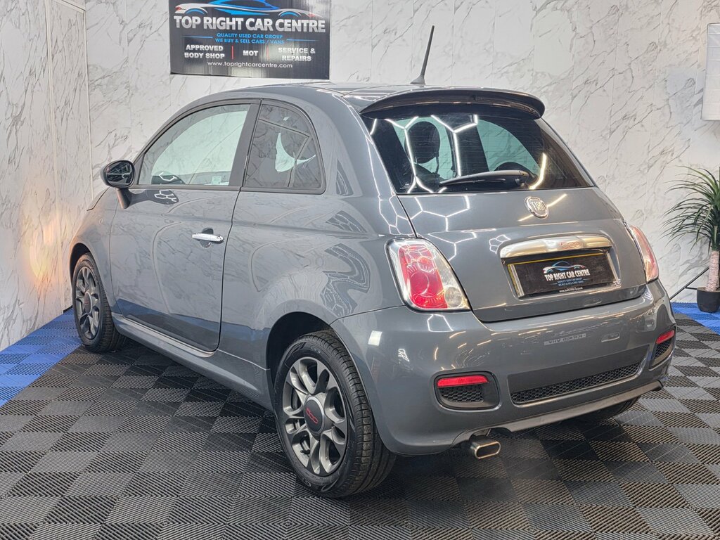 Fiat 500 1.2 S Hatchback Euro 6 Ulez Ss 69 Bhp Pet WP14RWE Grey #5