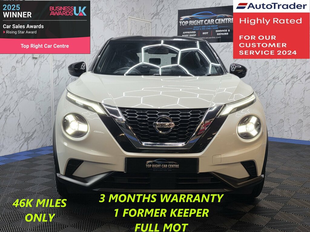 Nissan Juke 1.0 Dig-t Acenta Suv Euro 6 Ss ND69CHJ White #2